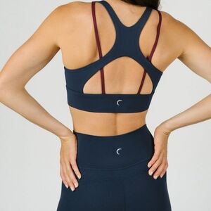 Zyia Active Navy 2-Tone Confluence Bra